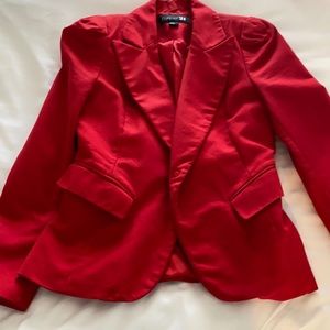 Red blazer